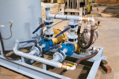 Duplex Electric Pumps plus an Air-Powered Back-Up Pump